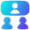 Group Meeting Call Icon from Flex Gradient Set