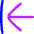 Line Arrow Move Left Large 1 Icon from Flex Neon Set