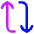 Line Arrow Reload Vertical 1 Icon from Flex Neon Set