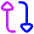 Triangle Arrow Reload Vertical 1 Icon from Flex Neon Set