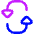 Triangle Arrow Reload Vertical 3 Icon from Flex Neon Set