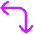 Line Arrow Top Right Corner Icon from Flex Neon Set