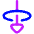 Triangle Arrow Elipse Down Icon from Flex Neon Set