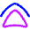 Double Tailless Triangle Arrow Up Icon from Flex Neon Set