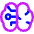 Artificial Intelligence Brain Icon from Flex Neon Set