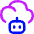 Ai Cloud Robot Icon from Flex Neon Set