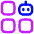 Ai Generate Variation Robot Icon from Flex Neon Set