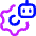 Ai Settings Robot Icon from Flex Neon Set