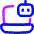 Laptop Ai Robot Icon from Flex Neon Set