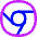 Chrome Logo Icon from Flex Neon Set