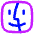 Finder Logo Icon from Flex Neon Set