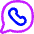 Whatsapp Logo Icon from Flex Neon Set