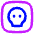 Dice Skull Icon from Flex Neon Set