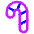 Candy Cane Icon from Flex Neon Set