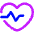 Heart Rate Icon from Flex Neon Set