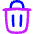 Recycle Bin 2 Icon from Flex Neon Set