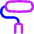 Roller Paintbrush Icon from Flex Neon Set