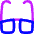 Glasses Icon from Flex Neon Set