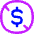 Non Commercial Dollars Icon from Flex Neon Set