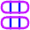 Dashboard Horizontal Pills Thirds Icon from Flex Neon Set