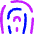 Fingerprint 1 Icon from Flex Neon Set