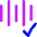 Voice Activation Check Validate Icon from Flex Neon Set