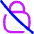 Disabled Padlock Icon from Flex Neon Set