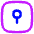 Keyhole Lock Square Icon from Flex Neon Set