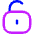 Padlock Square 2 Icon from Flex Neon Set