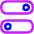 Horizontal Toggle Button Icon from Flex Neon Set