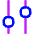 Vertical Slider 4 Icon from Flex Neon Set