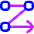 Text Flow Rows Icon from Flex Neon Set