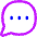 Chat Bubble Typing Oval Icon from Flex Neon Set