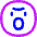 Smiley Angry Icon from Flex Neon Set