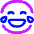 Smiley Laughing 1 Icon from Flex Neon Set