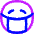 Smiley Mask Icon from Flex Neon Set