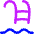 Pool Ladder Icon from Flex Neon Set