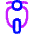 Motocycle Front Icon from Flex Neon Set