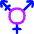 Transgender Symbol Icon from Flex Neon Set