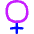 Woman Symbol Icon from Flex Neon Set