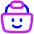 Shopping Basket Emoji Smile Icon from Flex Neon Set