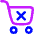 Shopping Cart Cross Icon from Flex Neon Set