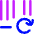 Bar Code Refresh Icon from Flex Neon Set