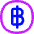 Baht Circle Icon from Flex Neon Set