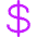 Dollar Icon from Flex Neon Set