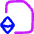 Document Smart Contract Icon from Flex Neon Set