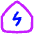 Eco House Icon from Flex Neon Set