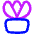 Potted Plant Icon from Flex Neon Set