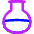 Circle Flask Icon from Flex Neon Set