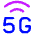 Cellular Network 5g Icon from Flex Neon Set